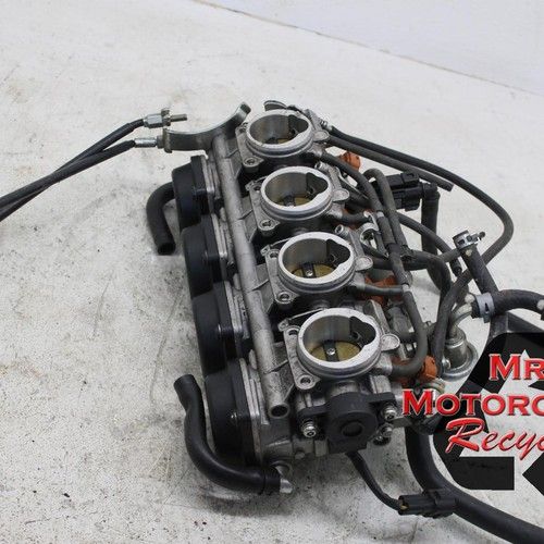 03 04 YAMAHA YZF R6 600 OEM MAIN FUEL INJECTORS / THROTTLE BODIES 5SL i3