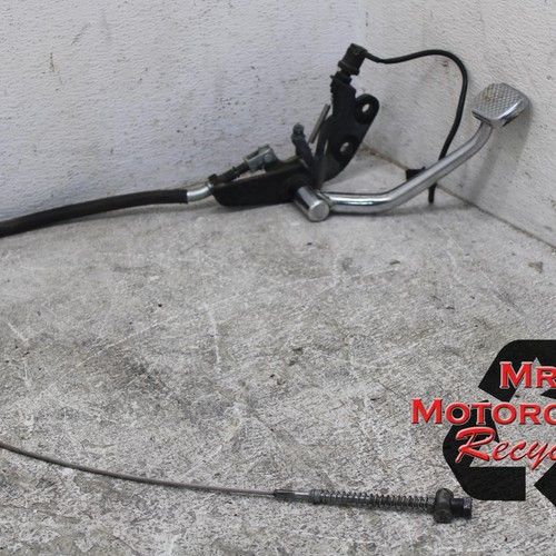 95-18 YAMAHA VIRAGO 250 XV250 OEM RIGHT DRIVER BRAKE FOOT PEDAL CABLE 2UJ L9