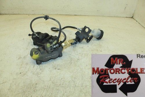 08 SUZUKI GSXR 600 GSXR OEM RIGHT LEFT FRONT BRAKE TOTIKO CALIPERS SET ASSY C4